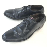floris Van Bommel Royal Supplier Leather Cap Toe Dress Shoes Men&rsquo;s 7.5 25.5-26.0 Black black