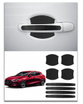 Durų rankenos apsauga Mazda Axela/Mazda Atenza/Mazda Roadster ND tipo/Mazda CX-5 CX-50 CX-60 automobiliams, Durų rankenos apsauginis dangtelis, Juodas juoda