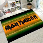 3D Geležinių Merginų Muzikos Grupės Meninis Kilimas-Takelis Miegamajam Svetainei Sofai Namų Durų Takelis Dekoras, Didelis Vaikams Neslystantis Grindų Takelis 60x90cm( 23x35in )