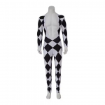 Freddie Mercury Cosplay Dainininko Kombinezonas Vyrams Juoda Balta Languota Gilia V Formos Bodis Helovino &Scaron;ventė Pagrindinio Vokalo Scenos Pasirodymų Apranga S smėlis