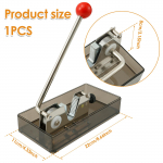 Rie&scaron;utų skaldytuvas Nerūdijančio plieno rie&scaron;utų atidarymo įrankis su reguliuojamu žandikauliu Efektyvus pekano rie&scaron;utų skaldytuvas migdolams, lazdyno rie&scaron;utams, ka&scaron;tonams &scaron;viesiai pilka spalva