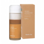 Farmstay Vegan Kombucha Kreminė Esencija 140ml &ndash; Odą Raminanti Juodoji Arbata & Prebiotikai