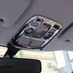 for Peugeot 2008 2014 - ABS Chrome Car Reading Lamp Lights Cover Sequin Stickers Modified Accessories Rear Style