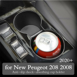 for Peugeot 2008 GT  Water Cup Holder Storage Clip Car Truck Drinking Bottle Organizer Door Mount Drinks Stand