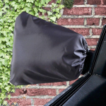 1Pair Car Rear View Side Mirror Protective Cover Auto Side Mirror Protective Frost Guard Snow rain Covers Exterior Mirror Black 1Pair