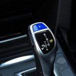 BMW F10 F30 F12 320i 328i 335i 435i MĖLYNAS Pavarų perjungimo rankenėlės P svirties mygtuko apdaila