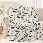 Mielas animacinis &scaron;uo antklodė pliu&scaron;inė miegui sofa kilimėlis svetainei &scaron;iltas SNOOPY-S biurui miegamajam gimtadieniui namams kelionei vaiki&scaron;kos dovanos 30x40in