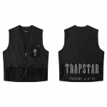 Trapstar Retro Mėlynas Medvilninis &Scaron;varkas Su Stovu ir Mažu Logotipo Siuvinėjimu - Laisvo Kirpimo Vir&scaron;utinis Drabužis Poroms L