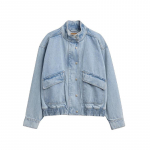 GAP Moteri&scaron;kas 2026 m. pavasario laisvo kirpimo skalbtas medvilninis džinsinis &scaron;varkas US S / Asia M