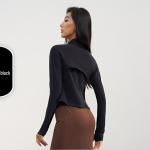 Alo Yoga Greitai džiūstanti kvėpuojanti treniruočių striukė sportui, bėgimui, važiavimui dviračiu ir fitnesui XL/10 (126-140 lbs)