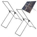 2 vnt. Lauko ne&scaron;iojamas saulės baterijų tvirtinimo laikiklis Lankstūs fotovoltinių plok&scaron;čių priedai Sulankstomas anglinio plieno laikiklis 23 Inch