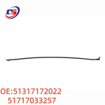 BMW 7 serijos E65/E66 priekinio ir galinio stiklo sandarikliai Front and Rear Glass Weather Stripping