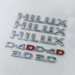 HILUX raidės logotipas 3D automobilio lipdukai Toyota Hilux kėbulo modifikavimo priedams Bagažinės uodegos galinės apdailos etiketės lipdukai