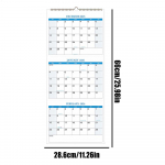 2026 m. didelis sieninis kalendorius Didelis vertikalus 3 mėnesių kalendorius Planuotojai Organizatoriai Susitikimų užra&scaron;inėms Dienotvarkė Pared Namams