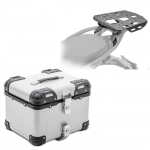 Set top-case et porte-bagages - Ducati Multistrada V4/V4 S 21-25 - Alu 45L - &Eacute;tanche/verrouillable - Fixation d&eacute;di&eacute;e