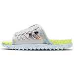 Nike Asuna Crater Slide Platinum Lint Volt Chambray Blue Black DJ4629-001 42.5