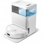 IRobot Roomba Plus 405 Combo Robot + AutoWash - Base Multifonction - Lavage et s&eacute;chage des lingettes - LiDAR Clearview balta