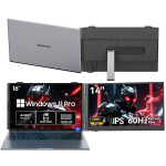 Blackview GamiBook 8 Ne&scaron;iojamasis kompiuteris 16 colių 32GB 1TB AMD Ryzen&trade; 7 7735HS 8 branduoliai 16 gijų Windows11 Pro Ne&scaron;iojamasis kompiuteris 16+512 with 1*SCM6 pilka