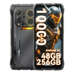 OSCAL PILOT 6 Tvirtas mobilusis telefonas su terminio vaizdavimo funkcija 48GB+256GB Android 16 10000mAh i&scaron;manusis telefonas Only cell phone juoda