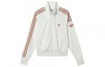 adidas originals Moteri&scaron;kas dryžuotas spalvų blokų užtraukiamas &scaron;varkas 'Bright White' JI7538 M balta
