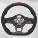 Volkswagen Tiguan Golf 7 7.5 GTI GTE GLI 2013-2019 Pakeitimas anglies pluo&scaron;tu ir oda Automobilio vairo atnaujinimas ir renovacija Leather (No airbag)