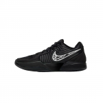 Nike Ja Morant 2 Liquid Metal 3.0 Atsparūs trinčiai žemi krep&scaron;inio batai Unisex Juodi Balti FD7327-003(Komanda1274-4.0) 40