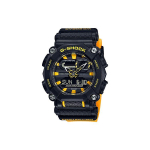 Casio G-Shock Pramoninio dizaino tema Gatvės mada Kvarcinis laikrodis Vyri&scaron;ki laikrodžiai Juodas GA-900A-1A9 Black Dial Yellow Strap black
