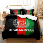 Afganistano Vėliavos Patalynės Komplektas Viengulis Twin Pilnas Queen King Dydžio Antklodės Užvalkalas Suaugusiųjų Vaikų Miegamojo Dekoras 70x133cm 2pcs