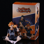 12CM Anime Haikyuu Figūrėlė Shoyo Hinata Modelis Žaislas Kozume Kenma Veiksmo Figūrėlė Makaronų Kam&scaron;telis Tobio Kageyama Kolekcinis Žaislų Dėžutėje With box brown