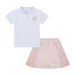 3&ndash;7 metų vaikai Nike sijono komplektas Swoosh Echo Pink IB8452-622 S