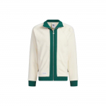 Adidas Originals X Notitle Collaboration FW23 Spliced ​​kontrastinga užtraukiama striukė su apykakle ir unisex striukė, balta IN1087 XXS