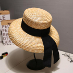 Prancūzi&scaron;kas eleganti&scaron;kas &scaron;iaudinis vasaros skrybėlė moterims kelionėms prie jūros skrybėlė nuo saulės Hepburn stiliaus platus kra&scaron;tas skrybėlė sombreros para mujer M55-58cm