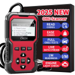 Patobulintas universalus OBD II skaitytuvas, automobilio variklio gedimų kodų skaitytuvas, diagnostikos įrankis, gali skaityti ir i&scaron;trinti klaidų kodus nuo 1996 m. raudona