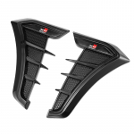 2 vnt. Automobilio Anglies Pluo&scaron;to Juodos &Scaron;oninės Sparno Lipdukai Priedai Toyota GR Sport Gazoo Racing RAV4 C-HR Mirai black