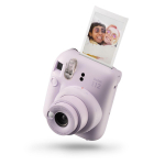 FUJIFILM instax mini 12 alyvinės spalvos fotoaparatas, violetinis.
