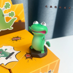 Hoppers Tomo Sūkurys Animacinis mielas žalias roplio formos Anime darinys Žaislas Mini figūrėlė Darbalaukio kolekcija Pomėgių dovana