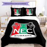 NEC Nijmegen Ra&scaron;tas Patalynė, Antklodžių Komplektas Antklodės Užvalkalas Pagalvės Užvalkalas Namų Gimtadienio Dovana (1*antklodės užvalkalas+2*pagalvės užvalkalas, be užpildo) 135x200cm įvairiaspalvis