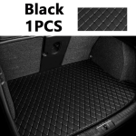 Volkswagen VW Tiguan L Pro MK3 5 vietoms 2025 2026 2027 Odinė Automobilio Bagažinės Kilimėlis Krovinio Pagalvėlė Įklotas Bagažinės Kilimas Padas Aksesuarai Upper Level black