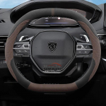 Suede odos automobilio vairo užvalkalas Peugeot E Rifter 3008 2008 508 308 208 408 2021 2022 2023 2024 2025 Automobilio priedai