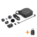 DJI Mic Mini Mini belaidis mikrofonas Auk&scaron;tos kokybės garsas Su stabilia transmisija Dviejų lygių aktyvus triuk&scaron;mo slopinimas Mažas