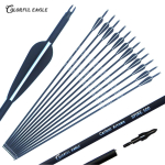 &Scaron;audymo i&scaron; lanko 28/30/31 colio, kietumo 500, anglies rodyklės su plieniniu antgaliu, skirtos sudėtiniams, recurve lankams, medžioklei, &scaron;audymui 5 30pcs 30inches