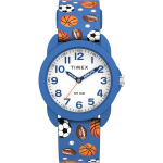 TIMEX vaiki&scaron;kas analoginis kvarcinis laikrodis 30M atsparumas vandeniui baltas ciferblatas akrilinis stiklas TW2Y59900 blue
