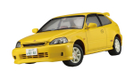 Fujimi Models Touge serija 11 Honda Civic Type R vėlyvas modelis 1/24 Ne. (EK9) Touge-11 balta