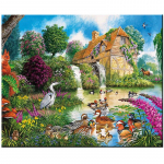 5D &bdquo;pasidaryk pats&ldquo; deimantų pie&scaron;imas pauk&scaron;čiams deimantinis siuvinėjimas gyvūnas, pilnas apskritas siuvinėjimas kryželiu 20X30CM