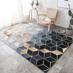 Nordic Living Room Geometrinis kilimų ta&scaron;kas Plastikinis neslystantis kilimėlis Dekoras Miegamojo kilimai Kilimėlis 120cm*160cm