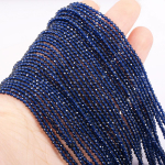 2 vnt/5 vnt natūralaus akmens &scaron;pinelio sekcijos palaidi karoliukai papuo&scaron;alams gaminti &bdquo;pasidaryk pats&ldquo; karoliai, kulk&scaron;nies apyrankės priedas 2pcs/3mm
