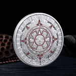 Majų actekų kalendoriaus meno prana&scaron;ystės kultūros proginės monetos kolekcionuojami daiktai