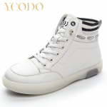 Auk&scaron;ti odiniai batai 2023 m. rudens maži balti batai mink&scaron;tu padu laisvalaikio batai 42