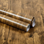 2M/3MWood grūdų namų dekoro baldai vandeniui atsparūs vinilo sienų lipdukai Lipdukai PVC tapetai virtuvės spintelių durų lipdukas 60cm x 3m