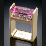 Tvirtas 14k auksinis vestuvinis žiedas topazas moterims, vyri&scaron;kas Anillos Bizuteria sužadėtuvių rožinis topazinis brangakmenis 14k auksinis deimantinis žiedas Bizuteria